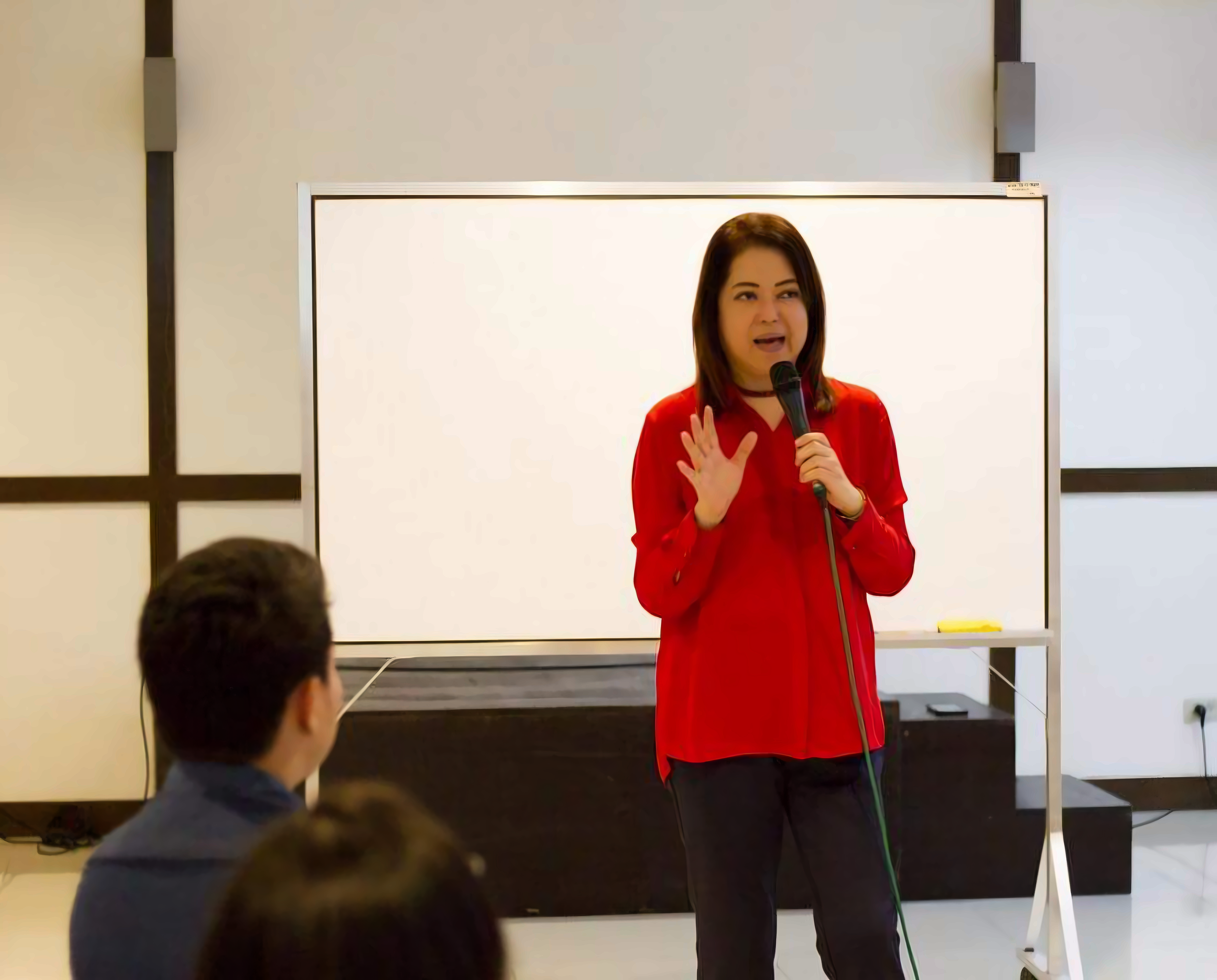 Photo from an MCV speaking event